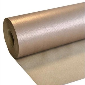 Wrapping Paper Copper 50CM Wide Eco Friendly, 100% Recycled Kraft | Recyclable, Sustainable, Plastic Free Gift Wrap