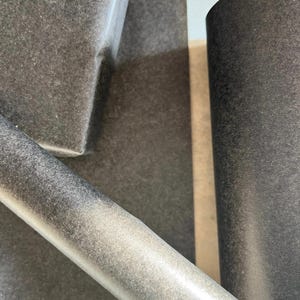 Wrapping Paper Matt Black Grey Graphite 50CM Wide Eco Friendly  100% Recycled Kraft   Recyclable  Sustainable  Plastic Free Gift Wrap