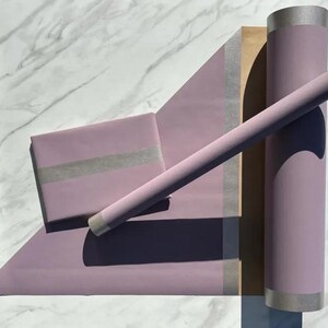 Wrapping Paper Pastel Purple 50CM Wide Eco Friendly, 100% Recycled Kraft | Recyclable, Sustainable, Plastic Free Gift Wrap
