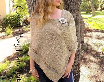 KNITTING PATTERN, knit poncho pattern,women knit shoulder wrap,easy to knit, updated knit poncho pattern,knit cover-up,beginner knit