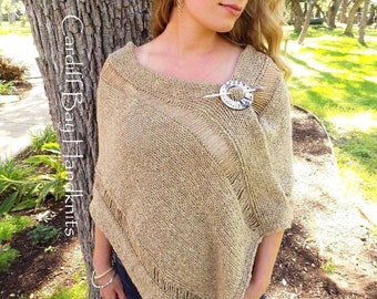 Poncho KNITTING PATTERN women,shoulder wrap knitting pattern,easy to knit poncho,updated poncho knitting pattern,knit cover-up,beginner knit