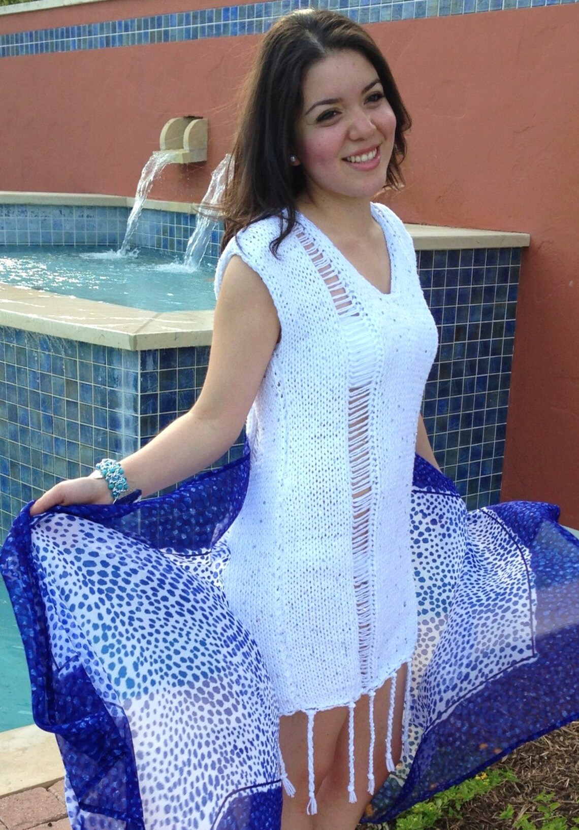 Swimsuit coverup KNITTING PATTERNWomen's tunic knitting Etsy