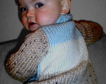 Cardigan KNITTING PATTERN baby boy,boys jumper knitting pattern,toddler boys sweater knitting pattern,easy to knit,baby sweater pattern,