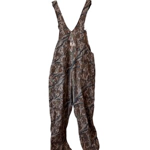 Vintage Mossy Oak Camo Bib salopette pour homme Made in USA chasse pêche écorce image 4
