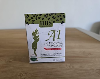 HHS A1 L-karnityna Lepidium Kapsułki ziołowe x1