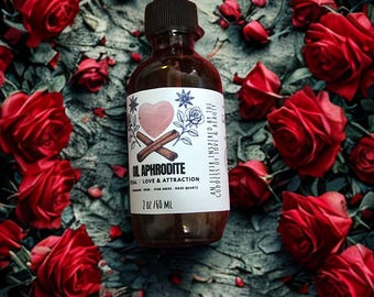 Aceite de Intención Afrodita – Mezcla Ritual de Amor y Atracción