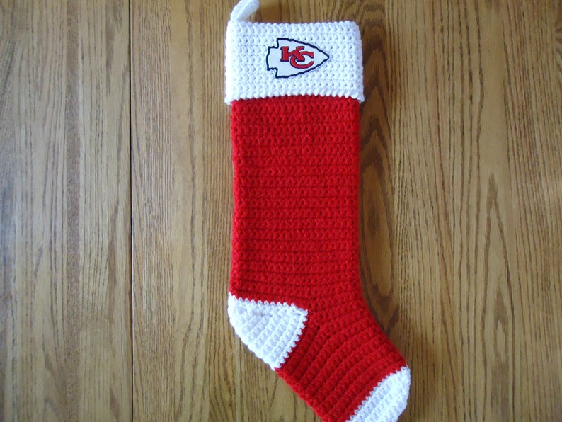 Kansas City Chiefs Christmas Stocking - Etsy
