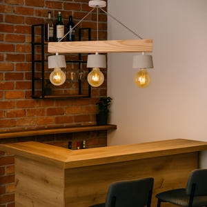Minimalist Dining Chandelier, Scandinavian Style Light Fixture