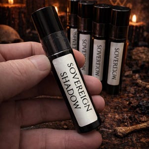 Sovereign Shadow Ritual Oil – Authority, Shadow Integration, Personal Power | 10ml Roll-On