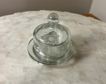 Mini Thick Glass Butter Keeper