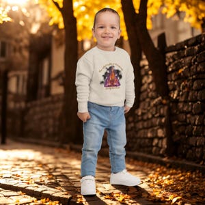 Halloween Disney Sweatshirt for Toddlers - Disneyland Sweatshirt, Gift for Disney Lovers, Theme Park Outfit, Gift for Little Explorers