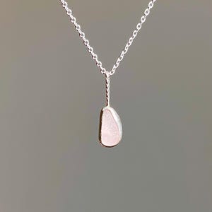 Pink Sea Glass Pendant