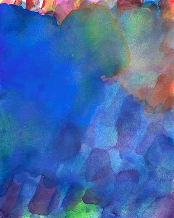 Abstract Art Print Waves 16 x 20 | Etsy