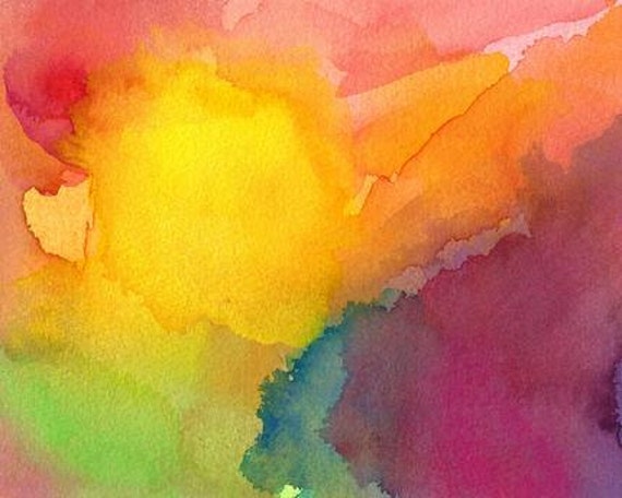 Art Print Watercolor Heart And Soul 16 X Etsy