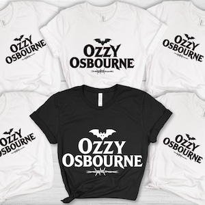 Comfort Colors® Ozzy Osbourne Graphic tshirt Vintage Rock Tee for Metal Fans Retro Heavy Metal Shirt Black Sabbath Band Tee Rock Lovers Gift