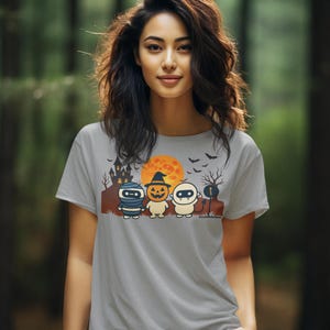 EcoModeWear LUMI Trio Halloween Collection - Unisex Soft T Shirt