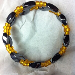 Beautiful Gold Bead Magnetic Bracelet