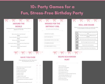 Birthday Games Bundle: Trivia, Quizzes (Digital Download)