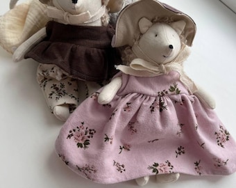 Muñeco de erizo personalizado: Amigurumi de erizo, decoración de habitación infantil con temática de bosque