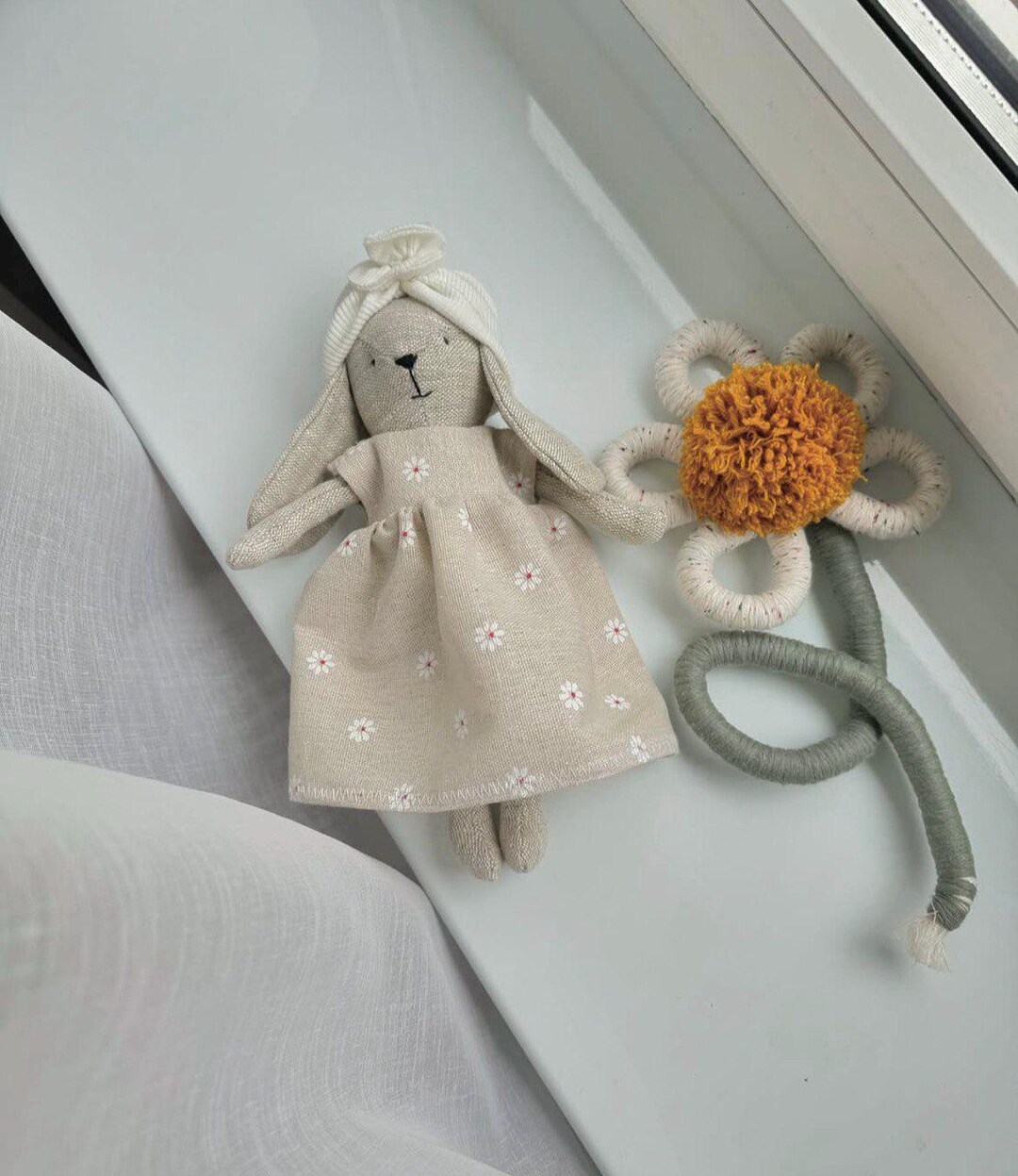 Bunny Rag Doll, Ragdoll Figure, Rag Hanmade Bunny Doll Outfit, Cozy ...