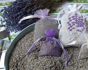 Dried lavender flowers Extra fragrant Lavandula grains Daisy Gifts Ltd® - genuine French Provence buds for sachets or potpourri