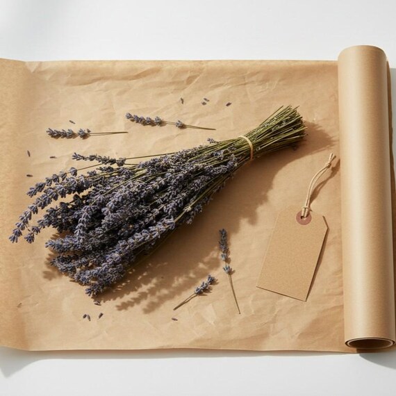 Dried Lavender Bunch – Natural Flower Stems for Home Decor, Weddings, Bouquet or Sustainable Gift