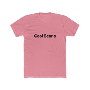 Cool beans unisex cotton crew tee, trendy t-shirt for casual wear, gift for friends, birthday, everyday comfort, fun statement top image 7