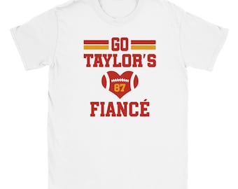 ゴー・テイラーの婚約者Tシャツ、スウィフトのボーイフレンドTシャツ、トラヴィス・ケルシーの婚約Tシャツ