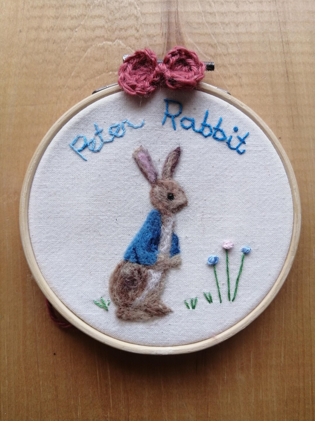Felt Peter Rabbit Pattern Peter Rabbit Customized Wool Felted Picture - Etsy