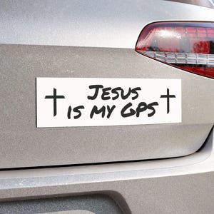 Jesus is my GPS | Bumper Magnet