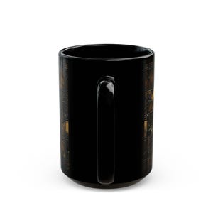Tortoiseshell Cat Stained Glass Mug Calico Style Cat Coffee Mug Artistic Feline Pet Lover Gift image 11