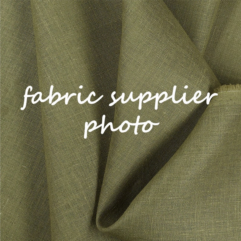 Dried herb green hopsack textured linen necktie with matching pocket square option image 2