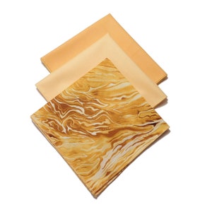 Golden yellow pocket squares you choose pocket handkerchiefs