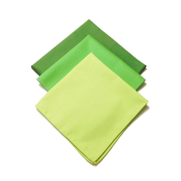 Bright green pocket squares olive, chartreuse or lime you choose pocket handkerchiefs