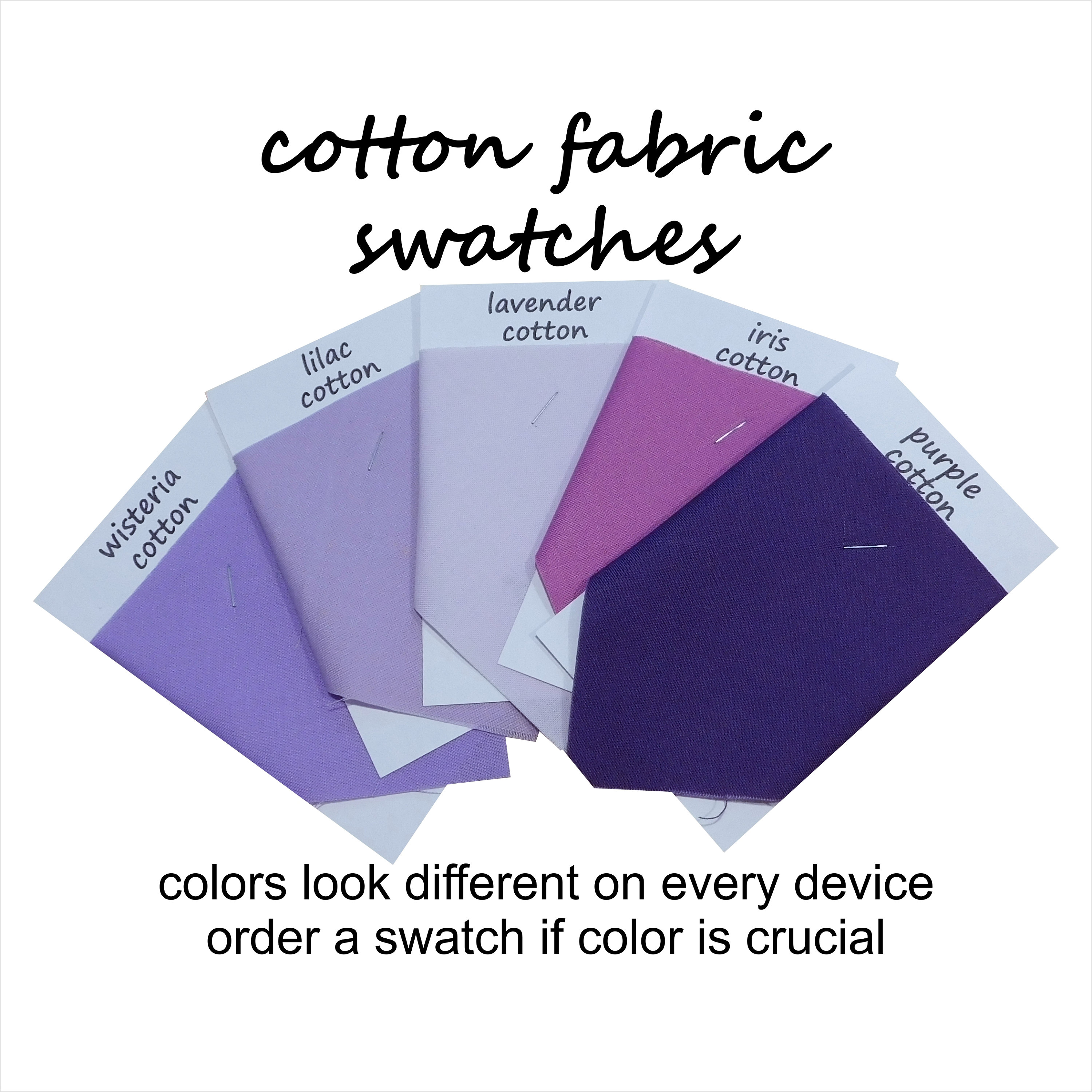 Cotton Fabric Swatches 