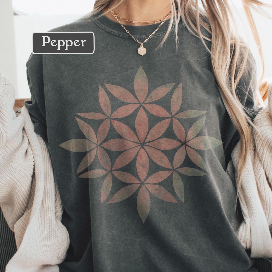 Flower of Life Black T-Shirt