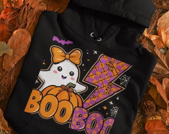 Boo Boo Ghost PNG – Cute Halloween Clipart (Digital Download)