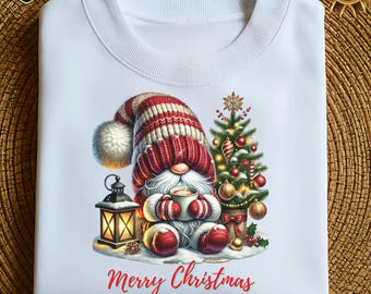 Christmas Gnome PNG | Holiday Gift Sublimation Design (Digital Download)