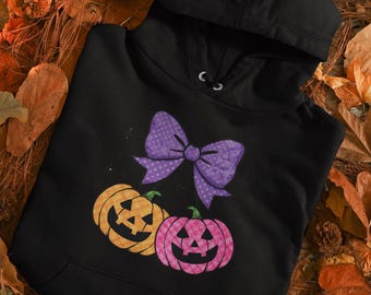 Pumpkin Bow PNG – Halloween Clipart, Jack O Lanterns (Digital Download)
