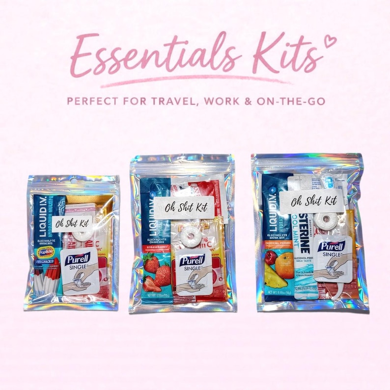 Essentials Kit With Liquid IV & Emergen-c - Etsy