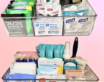 Wedding Bathroom Basket: Guest Comfort Station - Toiletry Emergency Kit