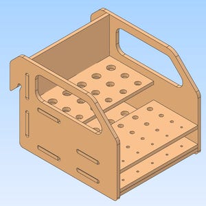 French cleat drill bit holder