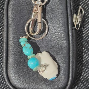 Mamegomas-Polymer Clay Resin Keychain