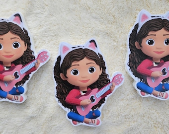 Set of 3 Gabbys Dollhouse Styrofoam cutouts for Centerpieces and birthday decorations