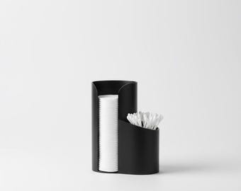 3D Printed Cotton Pad & Swab Holder | Modern Bathroom Organizer
