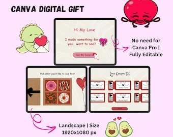 Sitio web interactivo de amor digital: regalo virtual para novios, aniversarios y parejas en una relación a distancia.