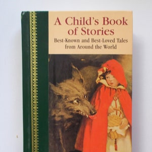Vintage Fairy Tale Book - A Child&#39;s Book of Stories - Short Bedtime Stories and Fables