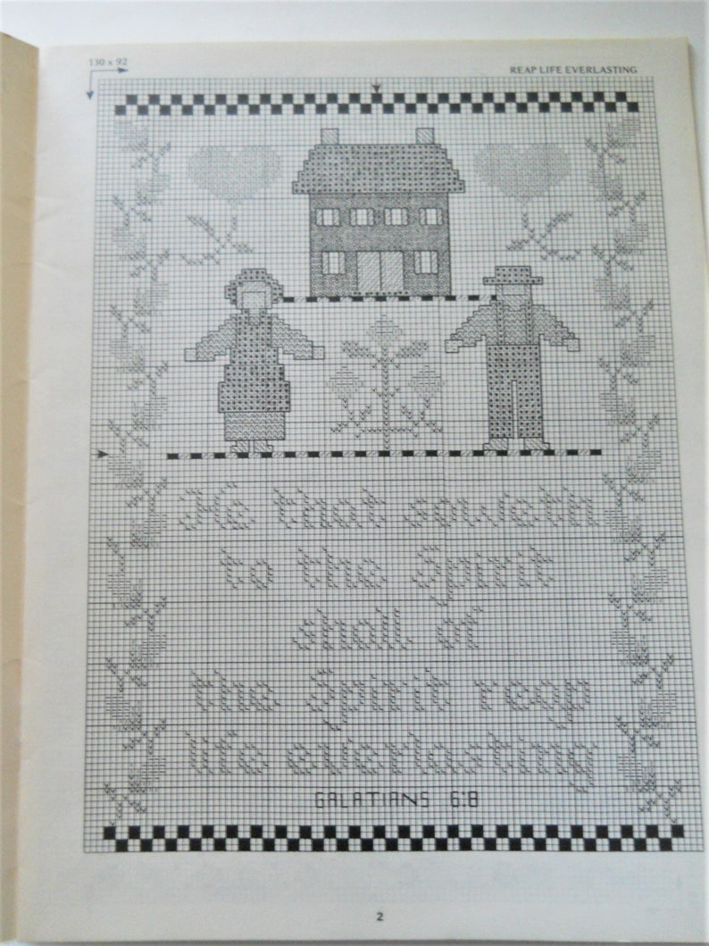 Jeremiah Junction Cross Stitch Booklet Bible Quotes and Phrases Counted