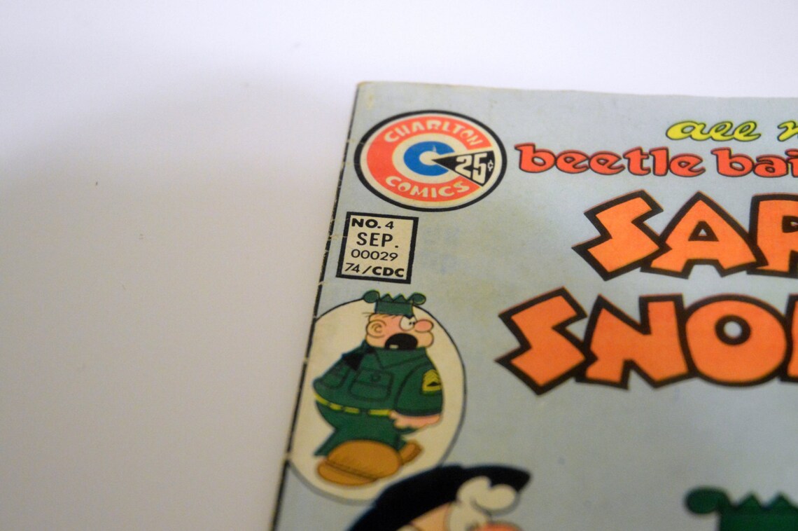 Beetle Bailey Sarge Snorkel Comic Retro Comic Book 1974 Etsy