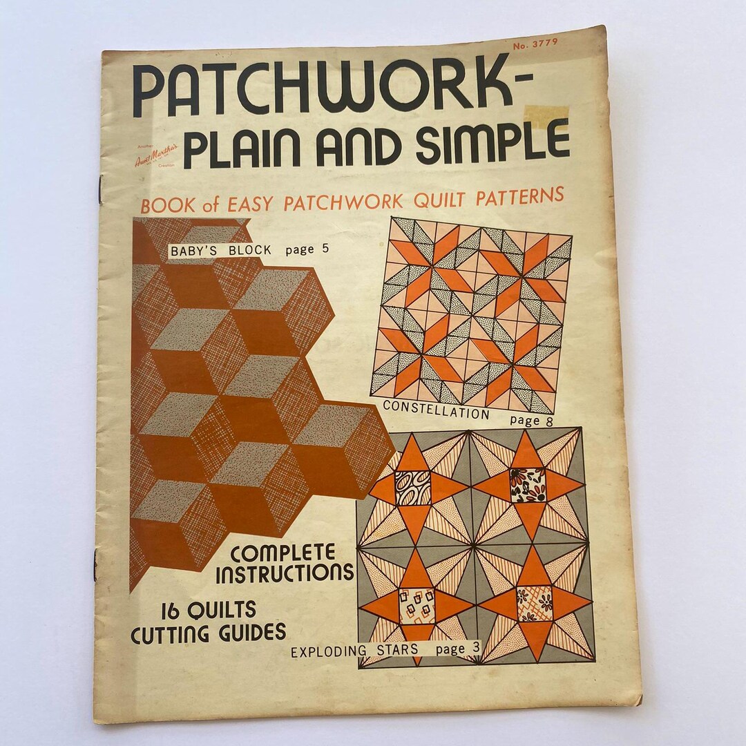 Aunt Martha's Patchwork Quilt Patterns Booklet, Easy Quilting Projects ...